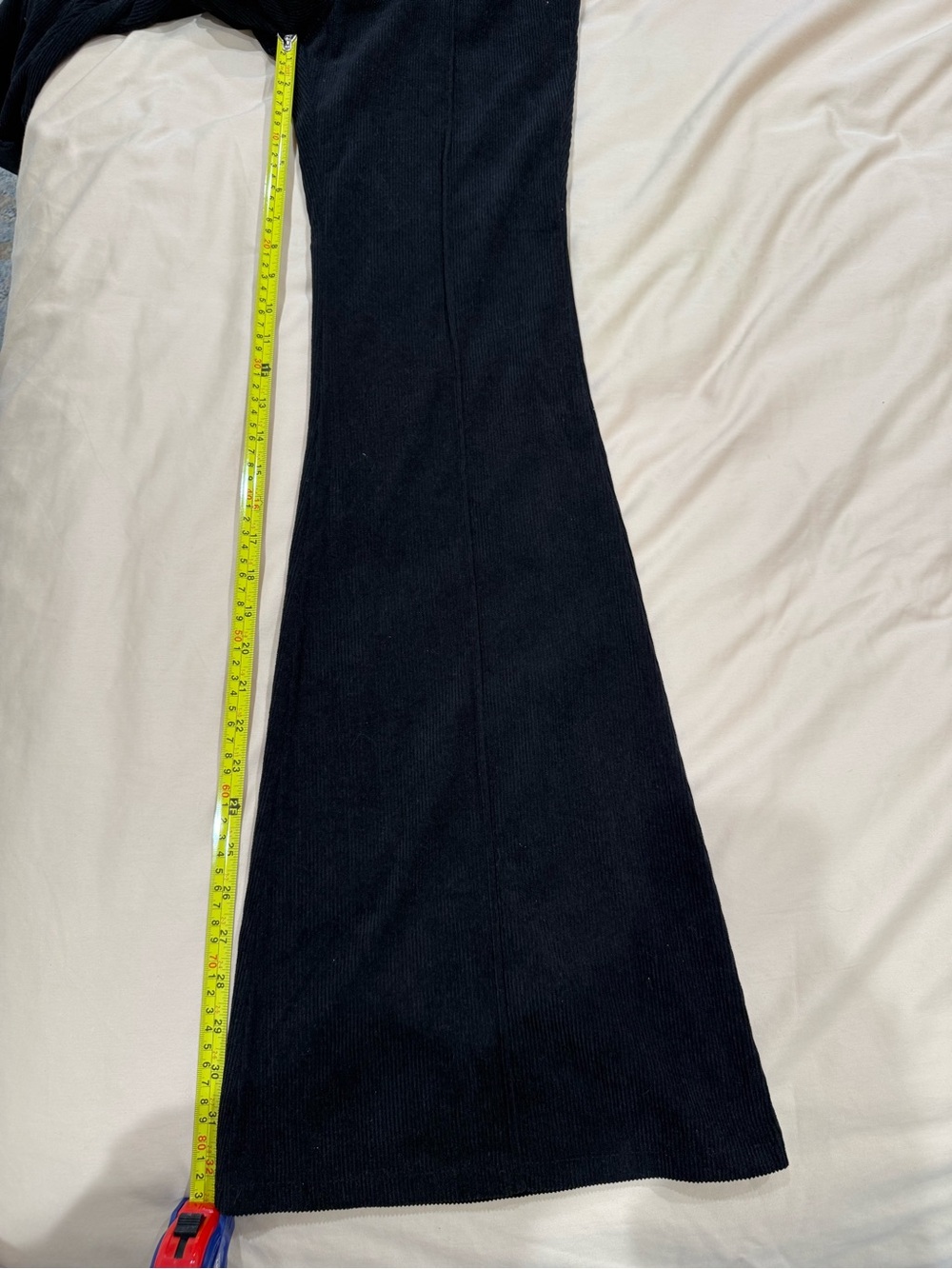 Flying Tomato Black Short-Sleeve Zip Flared Jumpsuit 70s Utility Hourglass - Picture 9 of 9